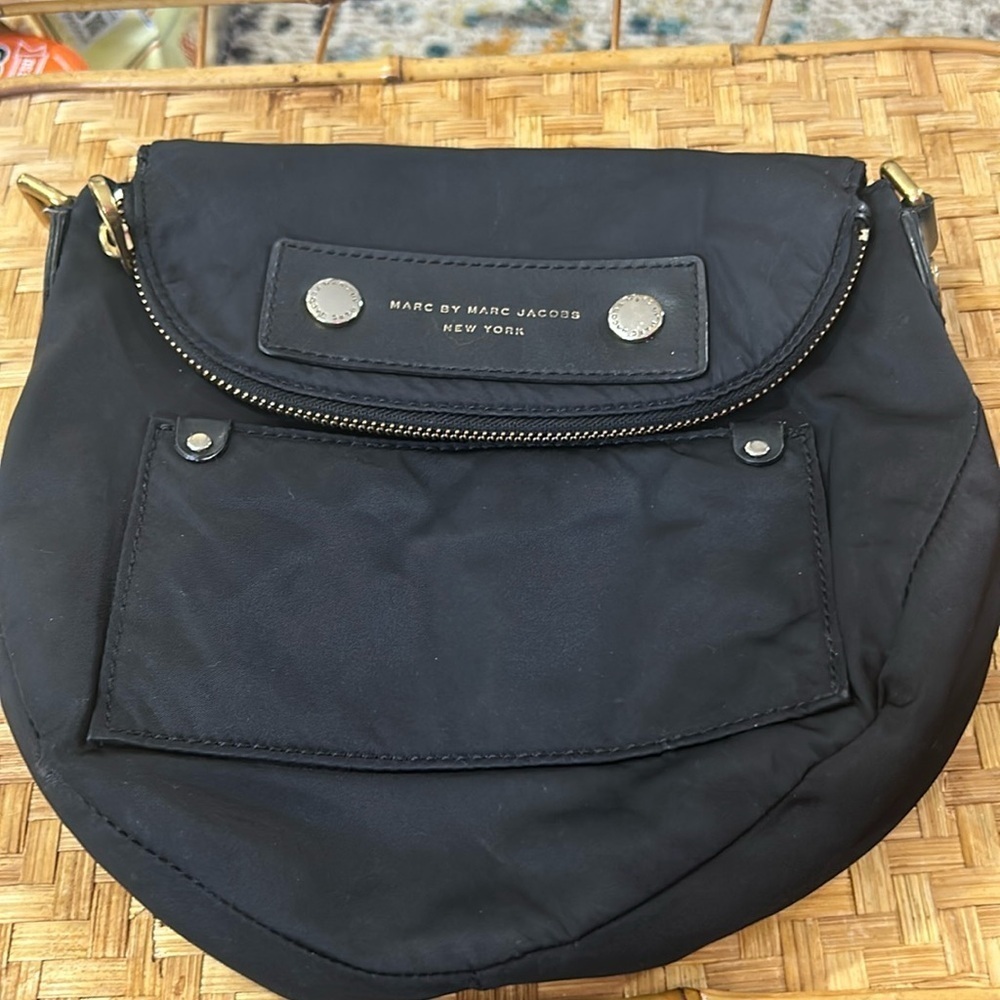 Marc by Marc Jacobs New York Black Nylon Bag9x10 (Flaw)​​​​